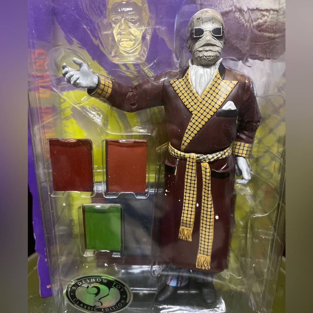 UNIVERSAL STUDIOS MONSTERS SERIES 3 THE INVISIBLE MAN Claude Rains Sideshow Toys